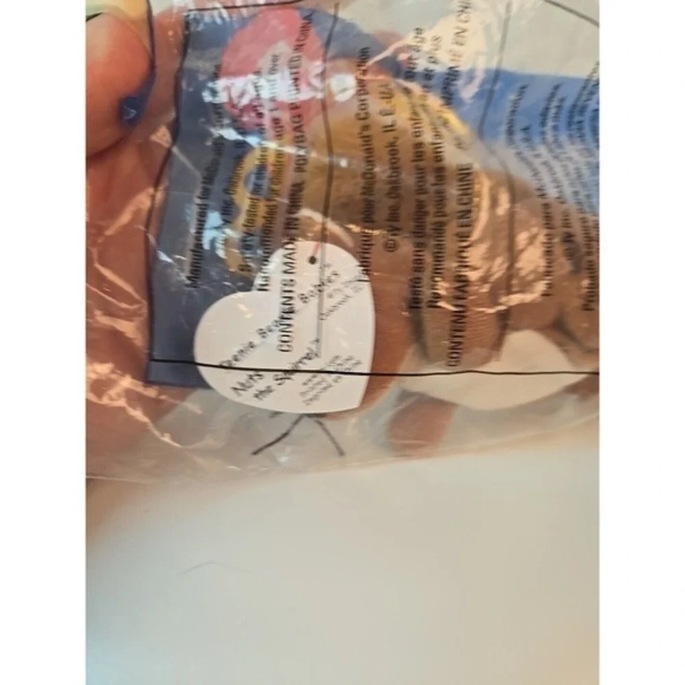 Vintage‎ 1999 McDonald's Nuts The Squirrel TY Beanie Baby